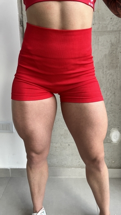 Short seamless Active rojo en internet