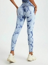 Leggings seamless batik celeste y azul