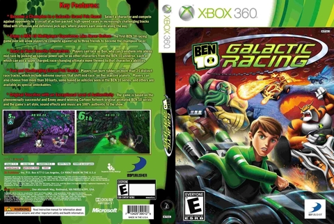 Jogo Ben 10: Galactic Racing - Xbox 360 no Shoptime