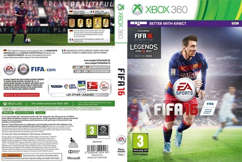 Game FIFA 16 Xbox 360 - GAMES E CONSOLES - GAME XBOX 360 / ONE : PC  Informática