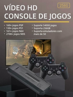 Videogame, 128G GD10 Game Stick Embutido 40000 Jogos 128GB 2.4G Controlador  sem fio HD Console de Videogame Retrô 4k HD Console de Videogame 128G