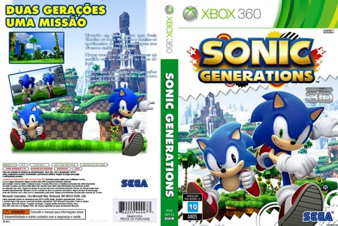 Jogo Xbox 360 Sonic Generations - Sega - Gameteczone a melhor loja de Games  e Assistência Técnica do Brasil em SP