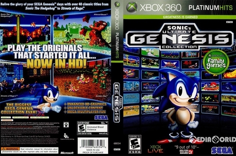 Sonic Ultimate Genesis Collection - Xbox 360 - Sega - Brinquedos e Games FL  Shop