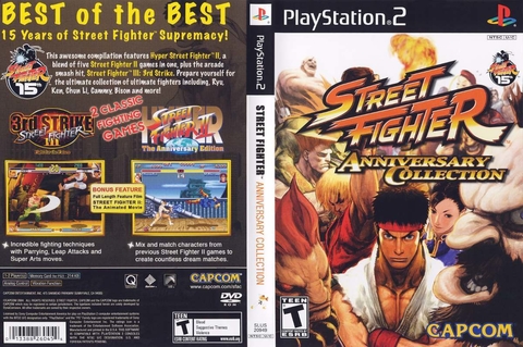 Street Fighter 30° Anniversary Collection [REPRO-PACTH] - PS2 - Sebo dos  Games - 10 anos!