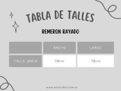 Remeron rayado - comprar online