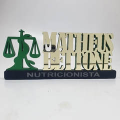 Placa Decorativa Profissões Nutricionista/Nutróloga na internet