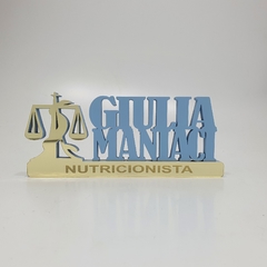 Placa Decorativa Profissões Nutricionista/Nutróloga