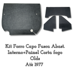 KIT FORRO CAPÔ ABAST. INTERNO E PAINEL CORTA FOGO FUSCA ATÉ 1977 - comprar online