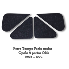 FORRO TAMPA DO PORTA MALAS OPALA 1980 A 1992 - 2 PORTAS - comprar online