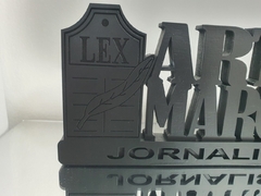 Placa Decorativa Profissões Jornalismo - Lasers - Corte Gravação e Produtos Personalizados