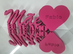 Placa Decorativa Dia das Mães - Lasers - Corte Gravação e Produtos Personalizados