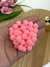 POMPOM 10 MM - 100 UNIDADES - ROSA NEON CLARO