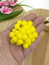 POMPOM AMARELO 10 MM - 100 UNIDADES