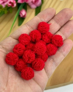 POMPOM DE MALHA 1,5 CM - 10 UNIDADES - comprar online