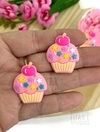 APLIQUE EMBORRACHADO CUPCAKE - EMB11 - 2 UNIDADES