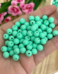 BOLA FOSCA 2 PARA PULSEIRAS 8 MM - 20 G - VERDE