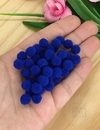 POMPOM 7 MM - 100 UNIDADES - AZUL BIC