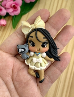 APLIQUE BISCUIT PRINCESA POCAHONTAS - BSC172 - UNIDADE