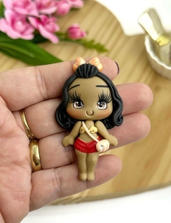 APLIQUE BISCUIT PRINCESA MOANA - BSC246 - UNIDADE