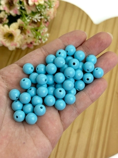 BOLA LEITOSA 10 MM AZUL - LEI101 - 20 GRAMAS