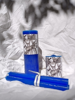 Velón Alquímico Azul - Fuente de Libertad y Protección