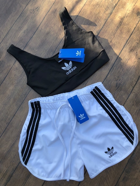 Short tactel hotsell adidas feminino