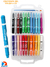 CRAYONES GEL EZCO VALIJA PLASTICA - X 24 COLORES