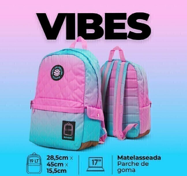 Mochila MOOVING BAIRES VIBES LibrerIa Ruta 20