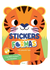 Stickers formas: Hola, pequeño tigre