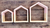 Kit Estante Casita Deco X3, Rosa