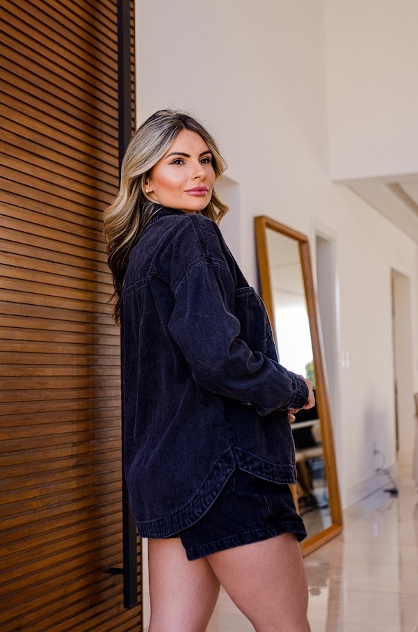 Jaqueta oversized on sale feminina