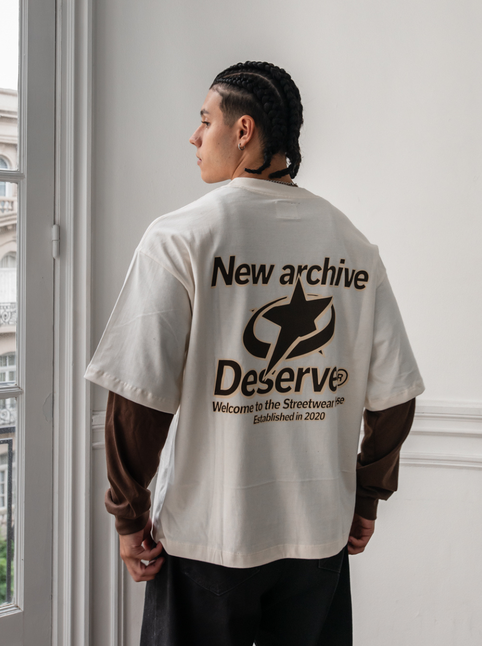 Remera Doble Manga New Archive DESERVE URBAN
