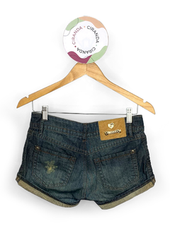 Shorts jeans com bolso em paetê Colcci Tam 10 Como novo - comprar online
