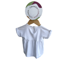 Camiseta branca Zara 3-6 meses - comprar online