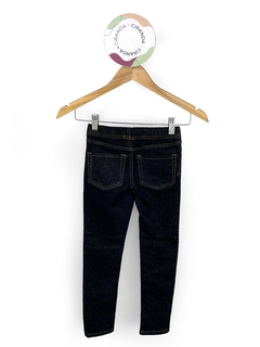 Calça jeans legging preta com gliter Cherokee Tam 6 Usada em bom estado - comprar online