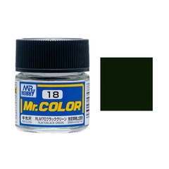 MrColor - 018 - RLM 70 Black Green - MrHobby - Gunze - comprar online