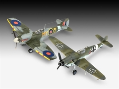 Kit Revell - Bf109 G-10 & Spitfire Mk. V - Combat Set - 1:72 - 03710 - comprar online