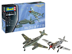 Revell - 03711 - Me262 & P-51B - Combat Set - 1:72
