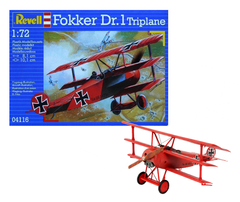Revell - 04116 - Fokker Dr.1 Triplane - 1:72