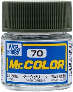 MrColor - 070 - Dark Green - MrHobby - Gunze - comprar online