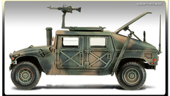 Academy - 13241 - M1025 Armored Carrier - 1:35 na internet