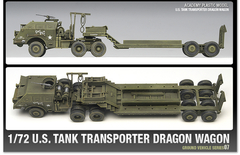 Kit Academy - U.S. Tank Transporter Dragon Wagon - 1:72 - 13409 - ArtModel Modelismo