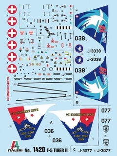 Kit Italeri - F-5E Swiss Air Force - 1:72 - 01420 - comprar online
