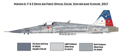 Kit Italeri - F-5E Swiss Air Force - 1:72 - 01420 na internet