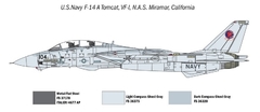 Kit Italeri - Top Gun F-14A vs A-4F - 1:72 - 1422 - ArtModel Modelismo