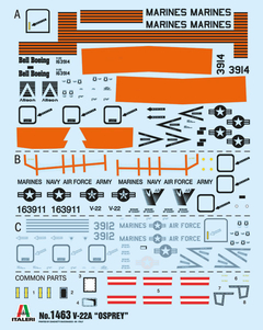 Italeri - 1463 - V-22 A Osprey - 1:72 na internet