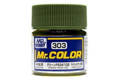 MrColor - 303 - Green Semi-Gloss FS 34102 - MrHobby - Gunze - comprar online