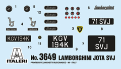 Italeri - 3649 - Lamborghini Miura Jota SVJ - 1:24 na internet