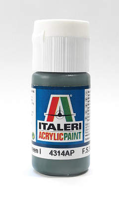 Tinta Acrílica Italeri - 4314AP - Flat Medium Green - FS34092 - comprar online