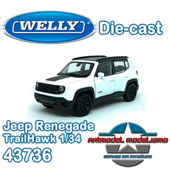 Welly - Jeep Renegade TrailHawk - 43736 - 1:34